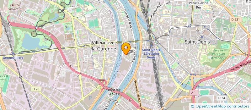 localisation de l'entreprise MONSIEUR WASSIM HAMMADI  L ILE SAINT DENIS