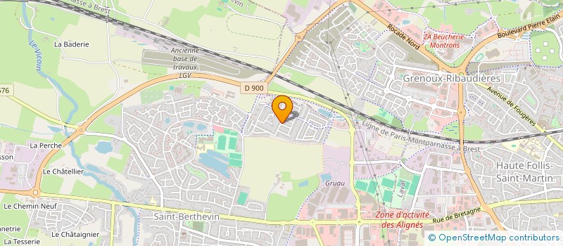 localisation de l'entreprise MONSIEUR WASSIM JADDI  SAINT-BERTHEVIN