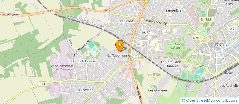 localisation de l'entreprise MONSIEUR WASSIM JERROUDI  VERNOUILLET