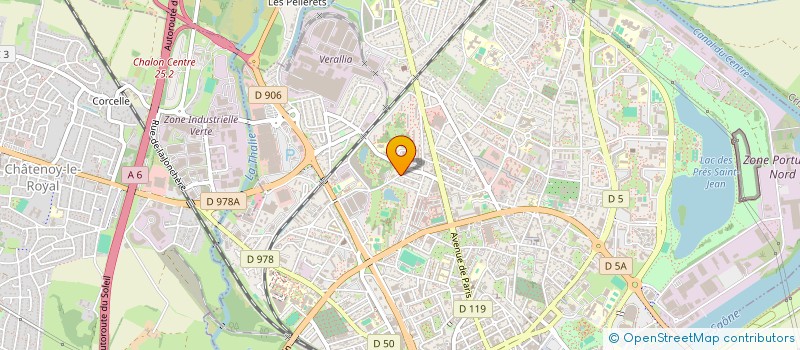 localisation de l'entreprise MONSIEUR WASSIM JLASSI  CHALON-SUR-SAONE