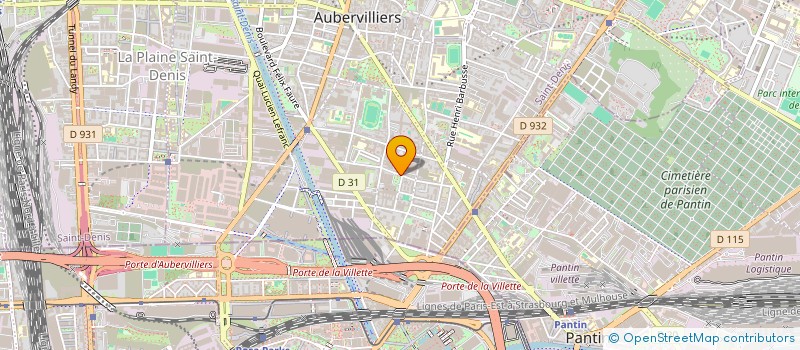 localisation de l'entreprise MONSIEUR WASSIM LAHMER  AUBERVILLIERS