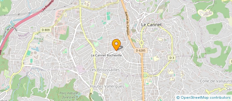 localisation de l'entreprise MONSIEUR WASSIM LASSOUED à LE CANNET