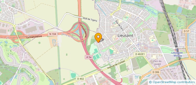 localisation de l'entreprise MONSIEUR WASSIM MAIDI  LIEUSAINT