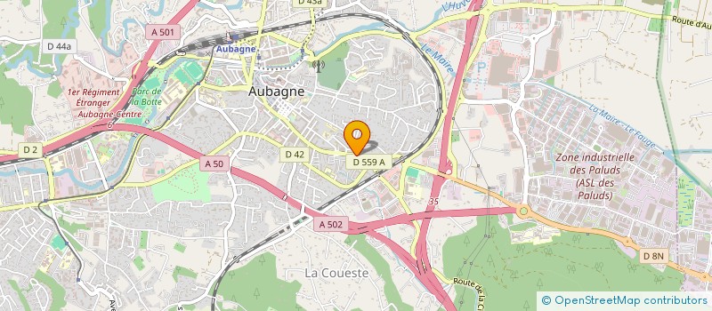 localisation de l'entreprise MONSIEUR WASSIM MEDELES à AUBAGNE