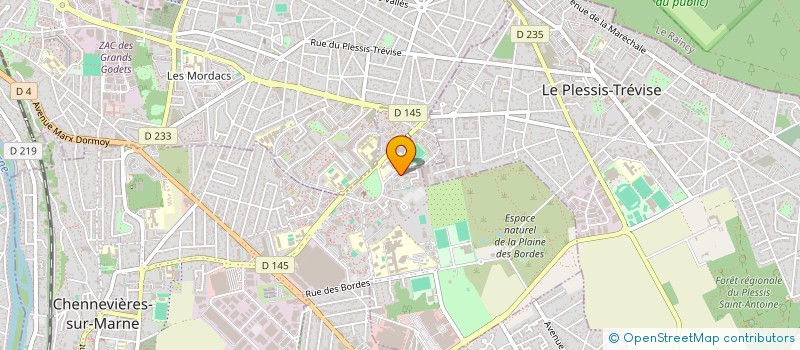 localisation de l'entreprise MONSIEUR WASSIM MILED  CHENNEVIERES-SUR-MARNE