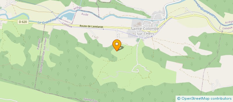 localisation de l'entreprise MONSIEUR WASSIM MOKHBAT  SAINTE-COLOMBE-SUR-L'HERS