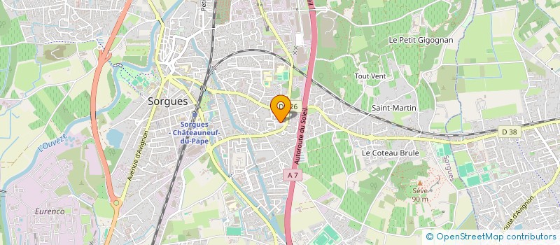 localisation de l'entreprise MONSIEUR WASSIM SAIBI  SORGUES