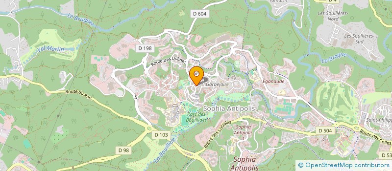 localisation de l'entreprise MONSIEUR WASSIM SALEM  VALBONNE