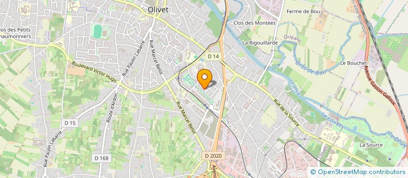 localisation de l'entreprise MONSIEUR WASSIM TAHIRI à OLIVET