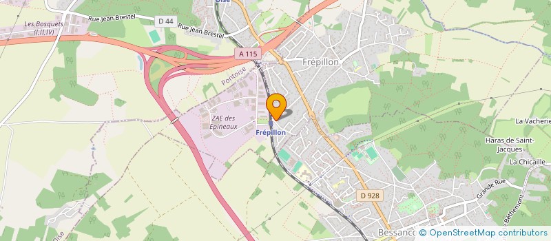 localisation de l'entreprise MONSIEUR WASSIM TARFAOUI  FREPILLON