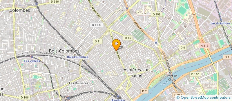 localisation de l'entreprise MONSIEUR WASSIM THAMER à ASNIERES-SUR-SEINE