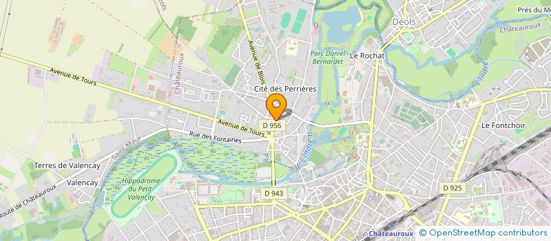 localisation de l'entreprise MONSIEUR WASSIM TIBLE  CHATEAUROUX