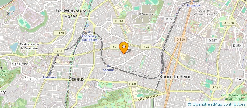 localisation de l'entreprise MONSIEUR WASSIM YAKOUBI à SCEAUX