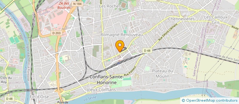 localisation de l'entreprise MONSIEUR WASSIME BEN SALEM  CONFLANS-SAINTE-HONORINE