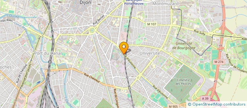 localisation de l'entreprise MONSIEUR WASSIME OUCHENE à DIJON
