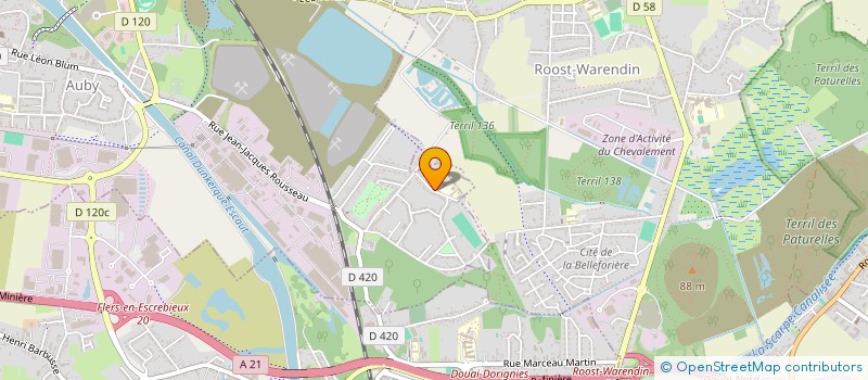 localisation de l'entreprise MONSIEUR WASSIMI HAMMADI  AUBY