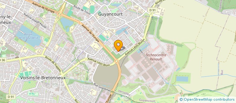 localisation de l'entreprise MONSIEUR WASSSIM DELCOURTE  GUYANCOURT