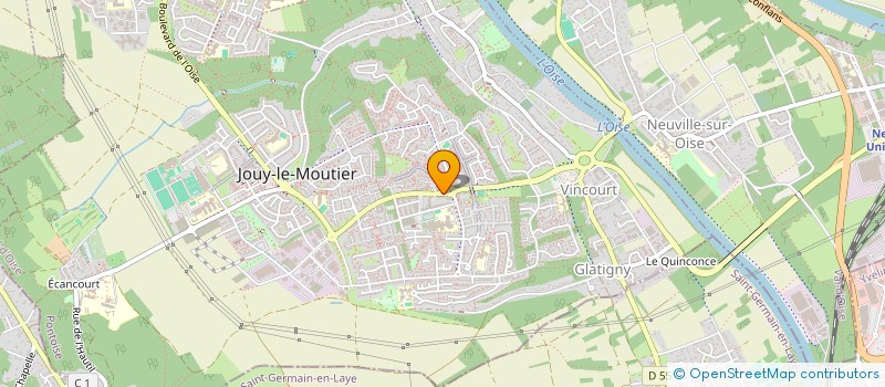 localisation de l'entreprise MONSIEUR WASSSIM MAACHE  JOUY-LE-MOUTIER