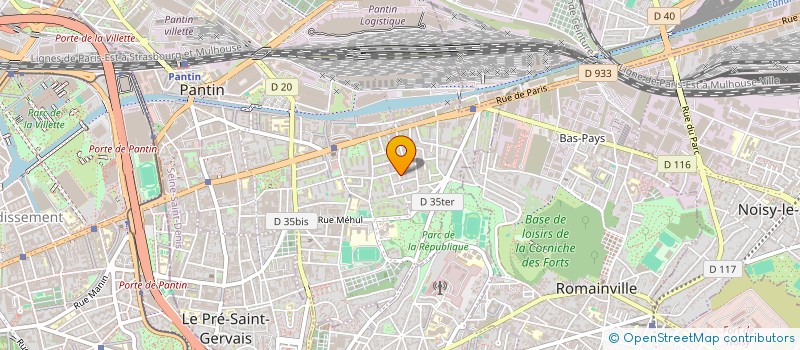localisation de l'entreprise MONSIEUR WASSYL TALMOUDI à PANTIN