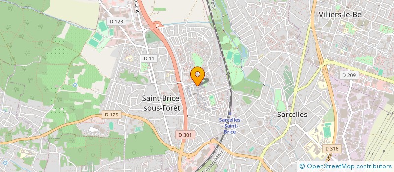 localisation de l'entreprise MONSIEUR WASSYME LADHARI  SAINT-BRICE-SOUS-FORET