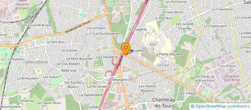 localisation de l'entreprise MONSIEUR WASY QAHAR  CHAMBRAY-LES-TOURS