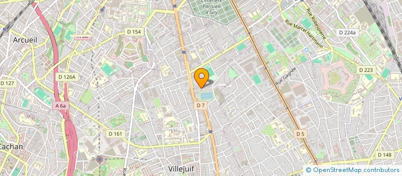 localisation de l'entreprise MONSIEUR WATTARA KOUDOUSS BIHAHON  VILLEJUIF