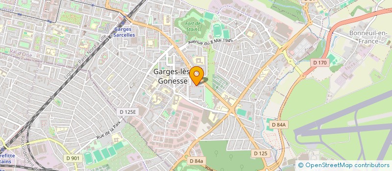 localisation de l'entreprise MONSIEUR WAYENE DECA  GARGES-LES-GONESSE