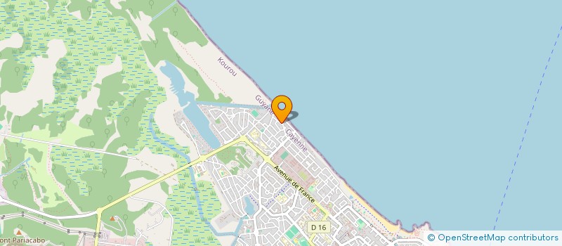 localisation de l'entreprise MONSIEUR WAYLAND HOLANDA DA SILVA  KOUROU