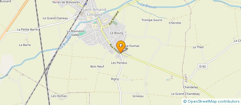 localisation de l'entreprise MONSIEUR WAYNA RIMBAULT  SAINT-AMAND-LONGPRE