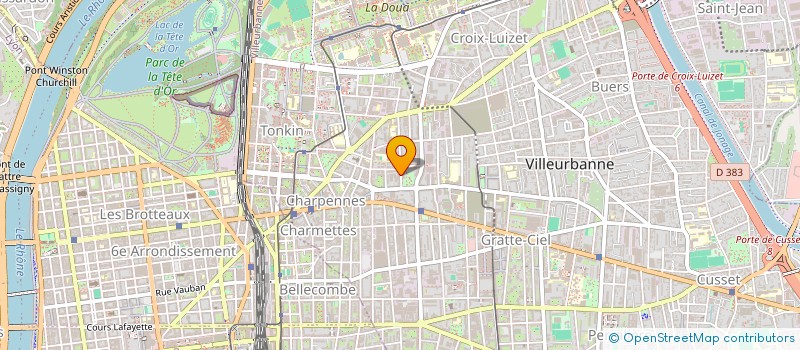 localisation de l'entreprise MONSIEUR WAYNE ALCIDE  VILLEURBANNE