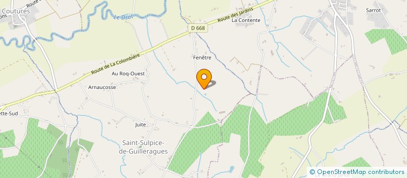 localisation de l'entreprise MONSIEUR WAYNE ANDERSON  SAINT-SULPICE-DE-GUILLERAGUES