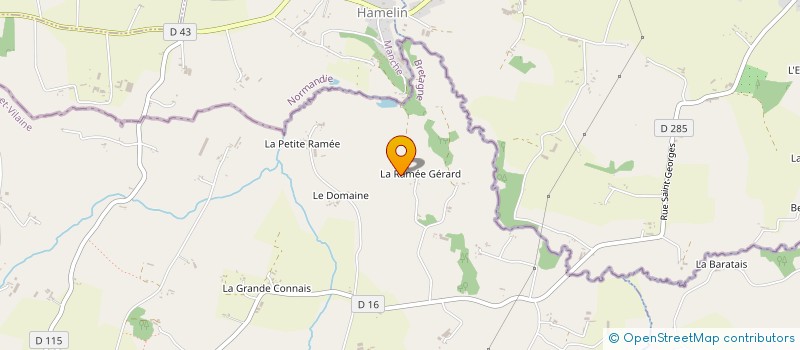 localisation de l'entreprise MONSIEUR WAYNE COLLINGE  SAINT-GEORGES-DE-REINTEMBAULT