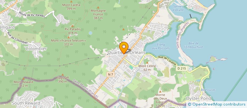 localisation de l'entreprise MONSIEUR WAYNE DANIEL  SAINT MARTIN