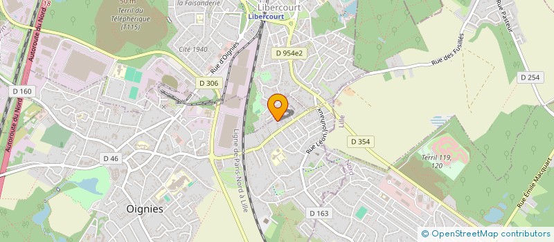 localisation de l'entreprise MONSIEUR WAZIR NASRI  OIGNIES