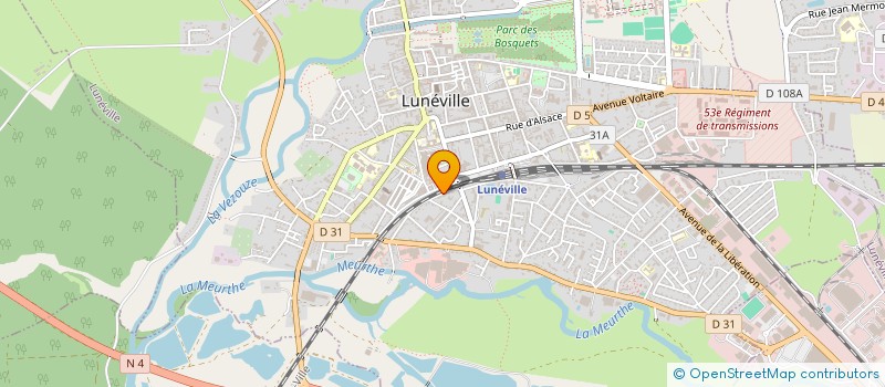 localisation de l'entreprise MONSIEUR WEDADY MOHAMED MOULOUD CHEIKH EL WELY  LUNEVILLE