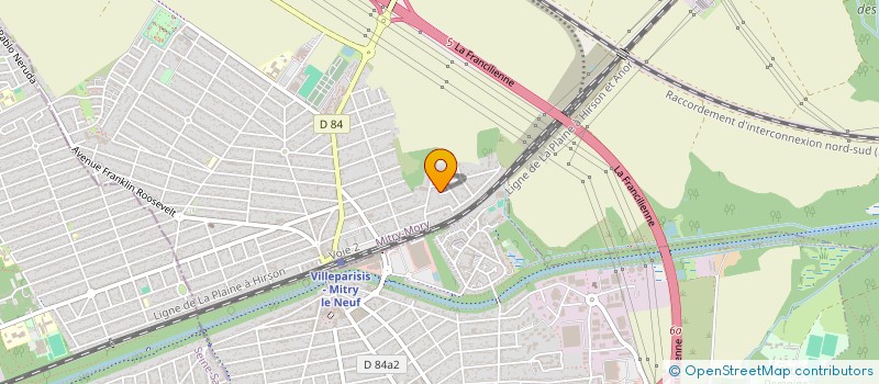 localisation de l'entreprise MONSIEUR WEDSON LALANNE  MITRY-MORY