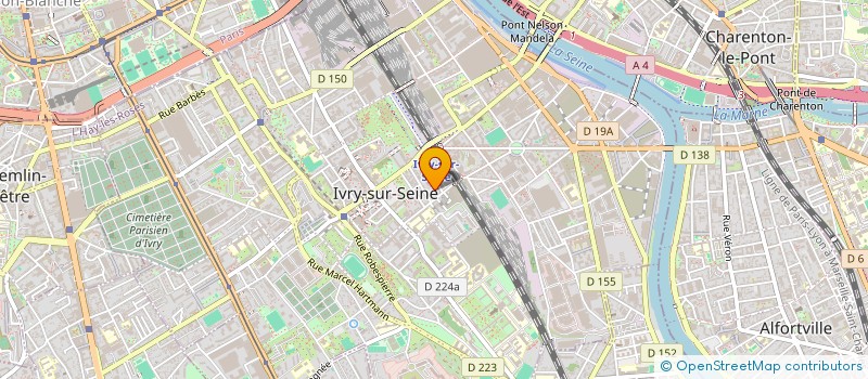 localisation de l'entreprise MONSIEUR WEHEL BEN TAHAR à IVRY-SUR-SEINE