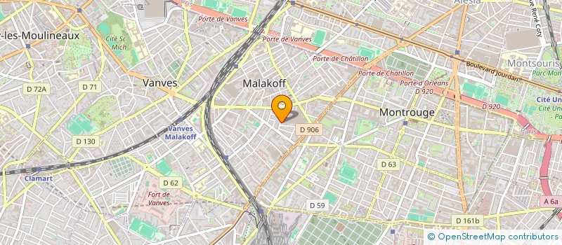 localisation de l'entreprise MONSIEUR WEI-HSUAN TSAO  MALAKOFF