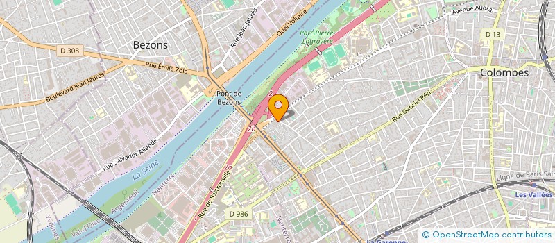 localisation de l'entreprise MONSIEUR WEI LI  COLOMBES