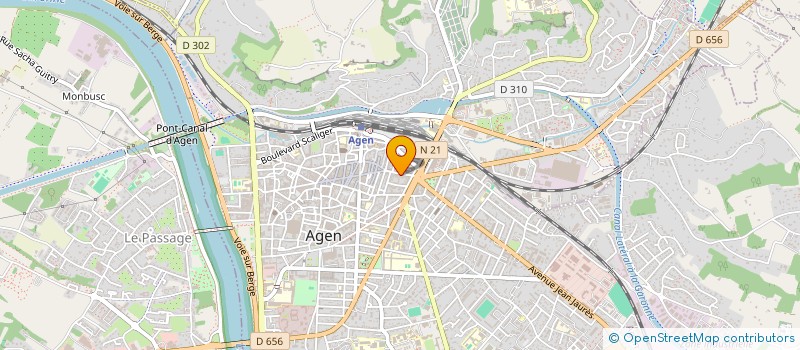 localisation de l'entreprise MONSIEUR WEI MA  AGEN