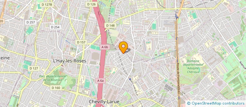 localisation de l'entreprise MONSIEUR WEI WANG  L'HAY-LES-ROSES