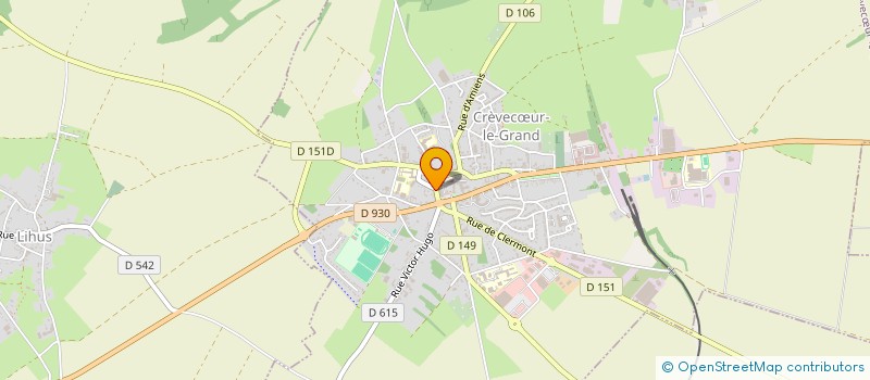 localisation de l'entreprise MONSIEUR WEIBIN WU  CREVECUR-LE-GRAND