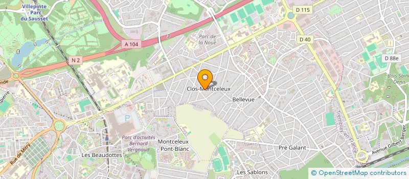 localisation de l'entreprise MONSIEUR WEIL KERROUCHE à VILLEPINTE