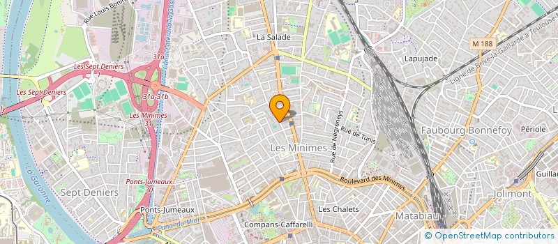 localisation de l'entreprise MONSIEUR WEILUN LIN  TOULOUSE