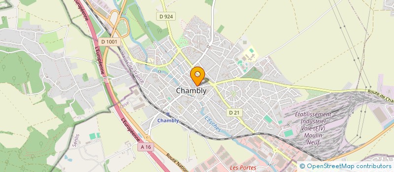 localisation de l'entreprise MONSIEUR WEIMING XU  CHAMBLY