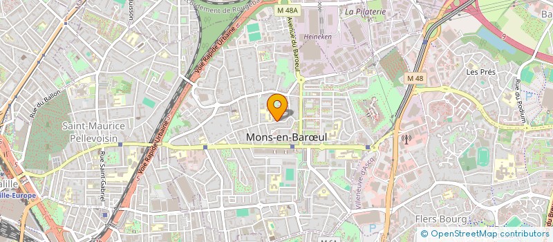 localisation de l'entreprise MONSIEUR WEISHUN QU  MONS-EN-BARUL