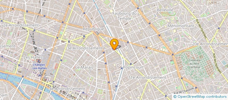 localisation de l'entreprise MONSIEUR WEIZE ZHANG  PARIS