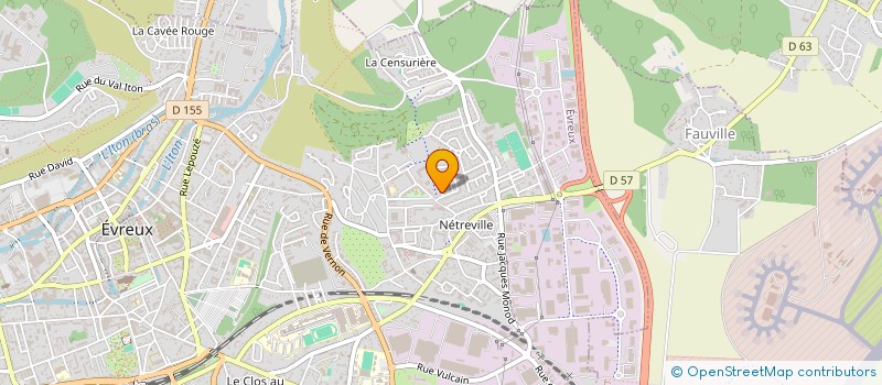 localisation de l'entreprise MONSIEUR WEKA MASSAMBA  EVREUX