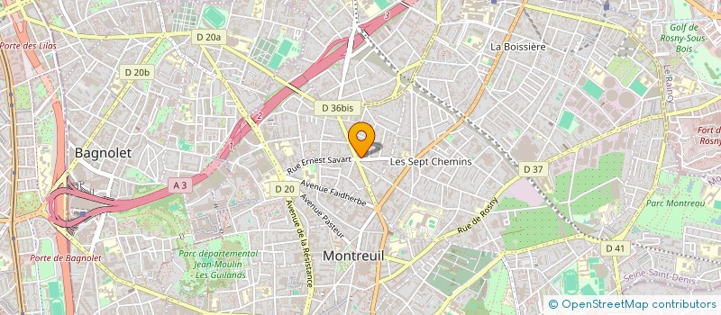 localisation de l'entreprise MONSIEUR WELD CHAMANDAR à MONTREUIL