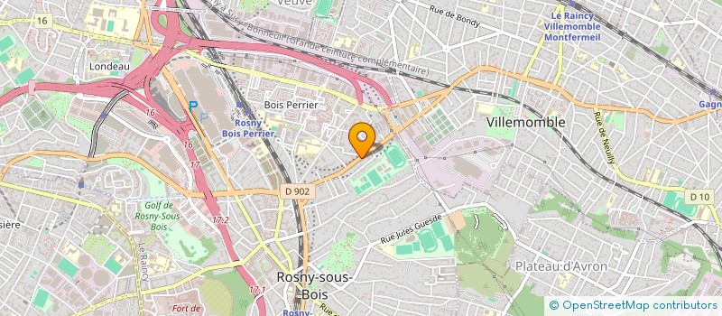 localisation de l'entreprise MONSIEUR WELDER DE OLIVEIRA BORGES à ROSNY-SOUS-BOIS